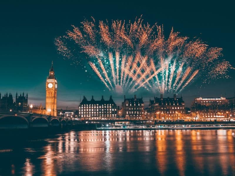 London New Year's Eve Fireworks